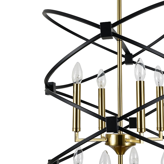 Подвесная люстра Indigo Trionfo V10020/8R Black V000486 Фото № 2