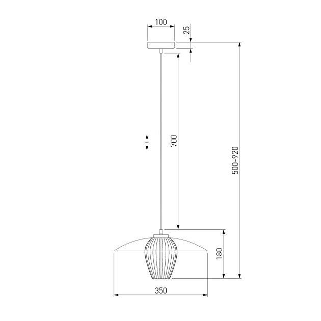 Подвесной светильник Eurosvet Kamari 50259/1 белый/дымчатый изображение 2 Подвесной светильник Eurosvet Kamari 50259/1 белый/дымчатый Фото № 2