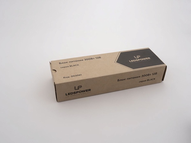 Блок питания LEDS POWER 300Вт 12В BLACK 003061 Фото № 1