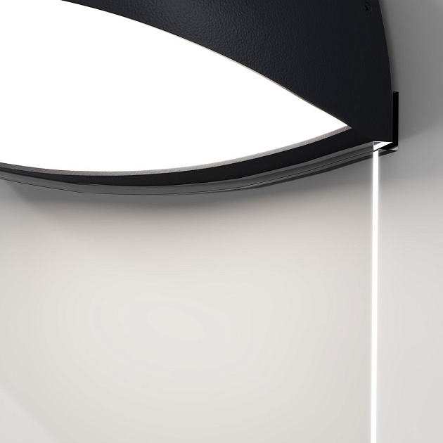 Уличный настенный светодиодный светильник Maytoni Gloss O447WL-L7GF3K Фото № 4