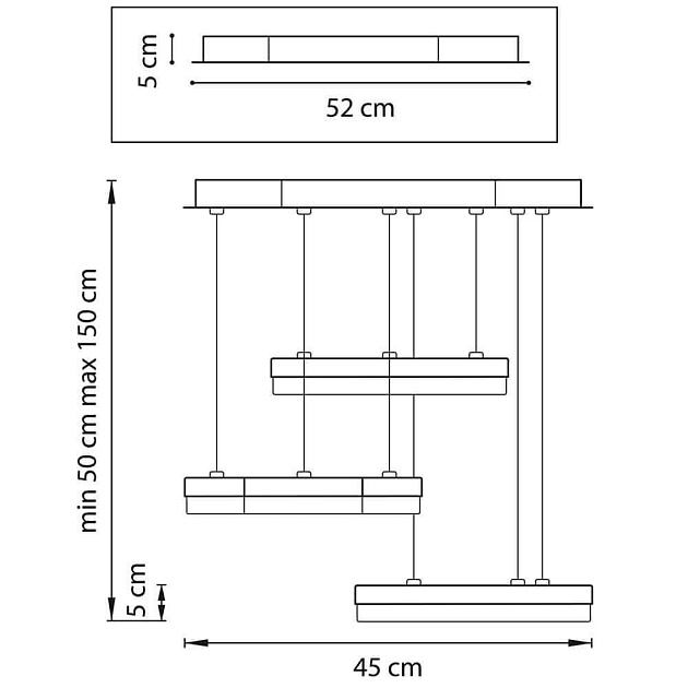Подвесная светодиодная люстра Lightstar Unitario 763349 изображение 2 Подвесная светодиодная люстра Lightstar Unitario 763349 Фото № 2