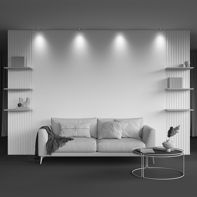 Встраиваемый светодиодный светильник Maytoni Round DL058-12W4K-B изображение 8 Встраиваемый светодиодный светильник Maytoni Round DL058-12W4K-B Фото № 8