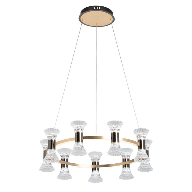 Подвесная светодиодная люстра De Markt Вальтер 551012709 Фото № 1