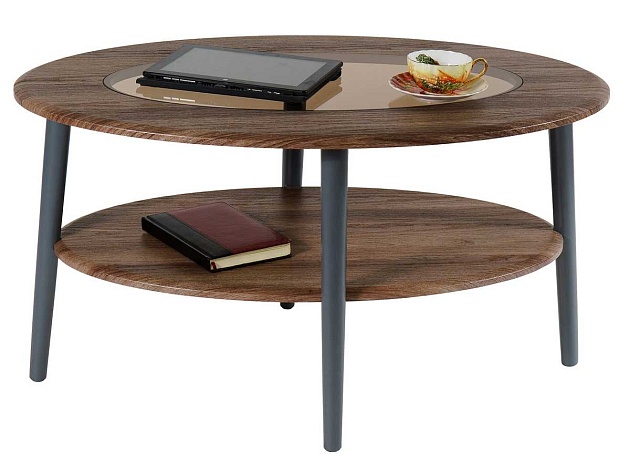 Журнальный стол Мебелик Эль со стеклом СЖС-01 000581 изображение 4 Журнальный стол Мебелик Эль со стеклом СЖС-01 000581 Фото № 4