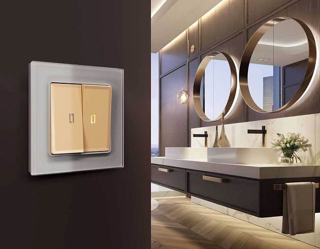 Лицевая панель выключателя AMBRELLA VOLT AP6040 Фото № 2