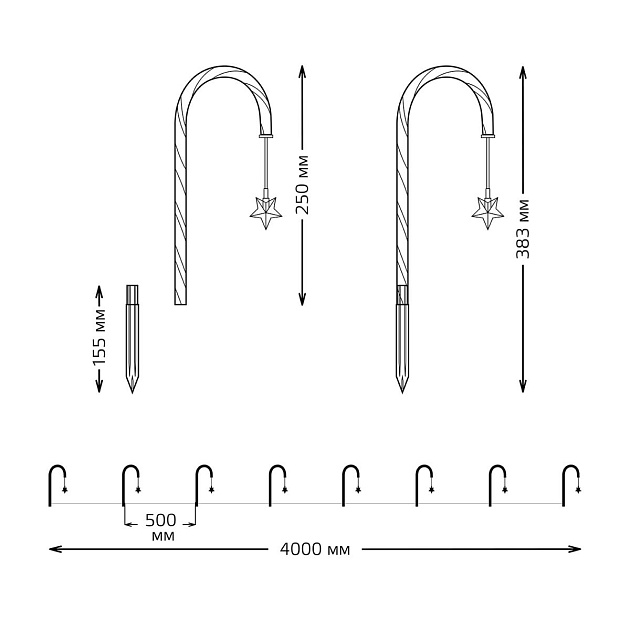 Светодиодный светильник Gauss Holiday HL011 Фото № 2