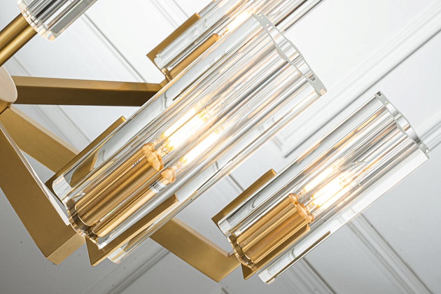 Подвесная люстра Belfast Malone 6035-6 BR CL Фото № 6