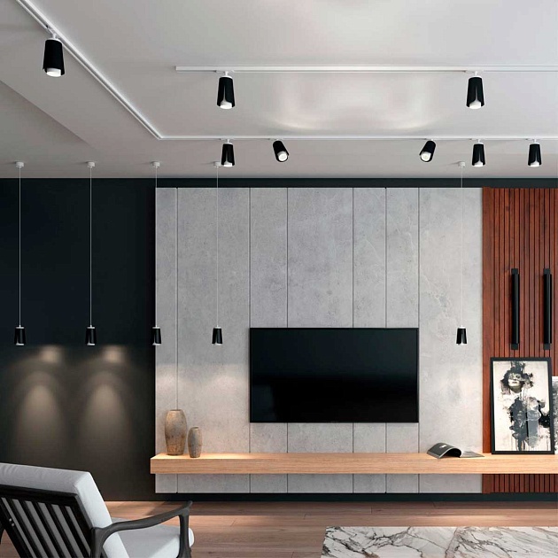 Трековый однофазный светильник Novotech Port Tulip 370836 Фото № 7