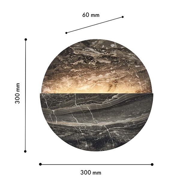 Настенный светодиодный светильник Favourite Eclipsis 4599-1W изображение 2 Настенный светодиодный светильник Favourite Eclipsis 4599-1W Фото № 2