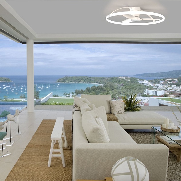 Потолочная светодиодная люстра-вентилятор Mantra Nepal 7530 Фото № 6