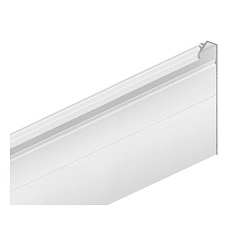 Теневой напольный плинтус FerGipps белый ПП 90 УТ000002531