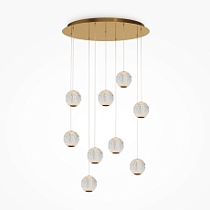Подвесная светодиодная люстра Maytoni Sapphire MOD293PL-L56BS3K 1