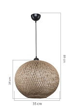 Подвесной светильник Toplight Lizbeth TL1612H-01BG 3