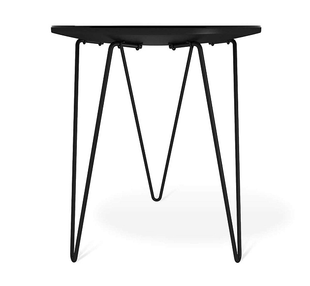 Журнальный стол Sheffilton SHT-CT27 золотистый пепел/черный муар 4007482111 Фото № 5