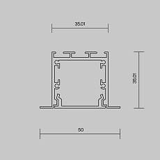 Алюминиевый профиль встраиваемый Maytoni Led Strip 632012 1