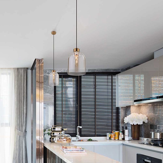 Подвесной светильник Eurosvet Tandem 50119/1 латунь изображение 5 Подвесной светильник Eurosvet Tandem 50119/1 латунь Фото № 5