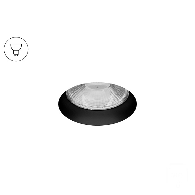 Встраиваемый светильник 6063 POINT HIDE (RAL9005 — GU10) 0830501 изображение 1 Встраиваемый светильник 6063 POINT HIDE (RAL9005 — GU10) 0830501 Фото № 1