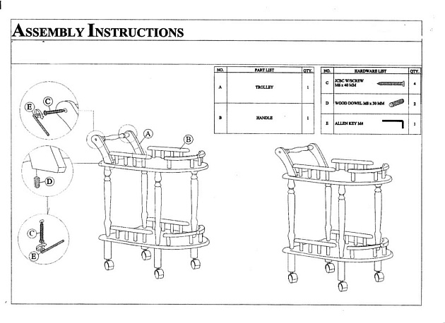 Сервировочный стол Woodville Trolly 1961 изображение 2 Сервировочный стол Woodville Trolly 1961 Фото № 2