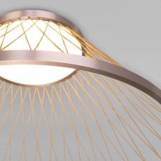 Потолочный светодиодный светильник Eurosvet Cesta 40019/1 LED коричневый 1