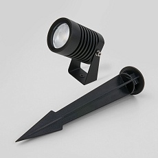 Уличный светодиодный светильник Elektrostandard Landscape 043 FL LED черный a059011 2