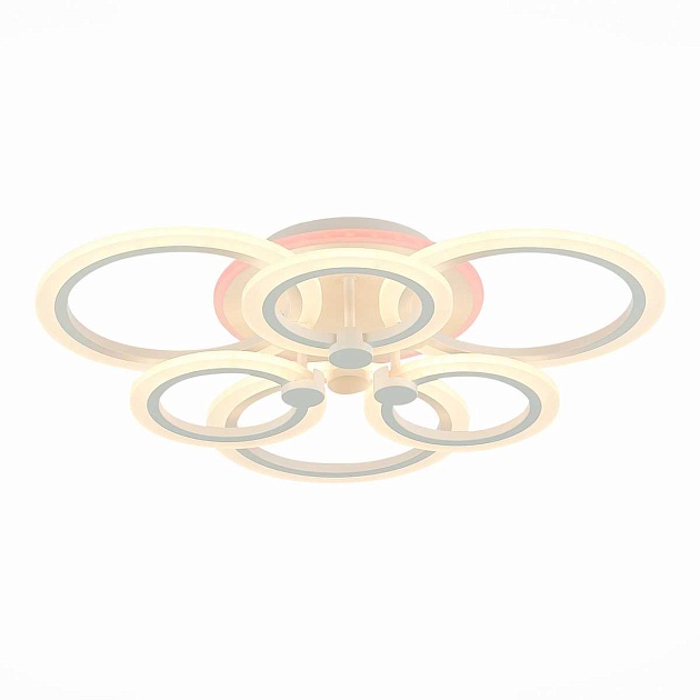 Потолочная светодиодная люстра Evoluce Cerina SLE500652-06RGB изображение 6 Потолочная светодиодная люстра Evoluce Cerina SLE500652-06RGB Фото № 6