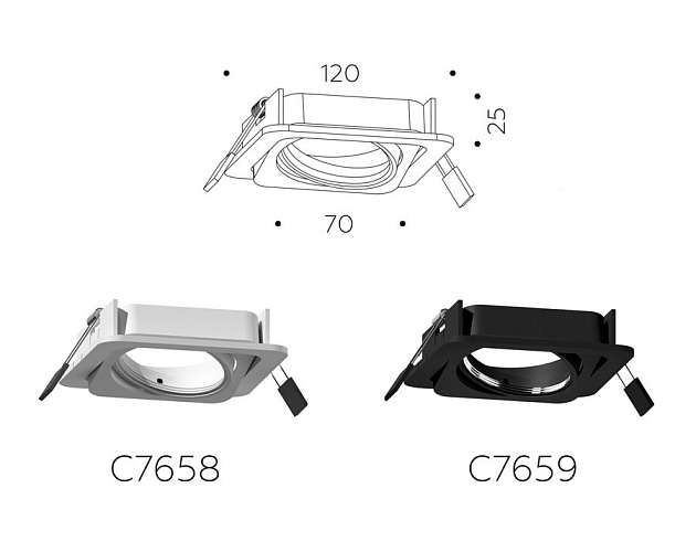 Корпус светильника Ambrella light DIY Spot C7658 Фото № 4
