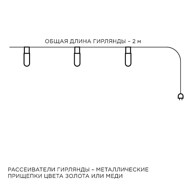 Гирлянда светодиодная Apeyron прищепка 15-59 Фото № 3