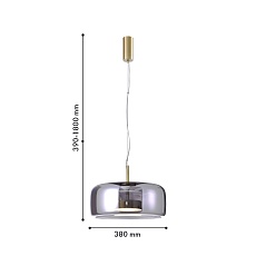 Подвесной светодиодный светильник Favourite Reflex 4234-2P 1