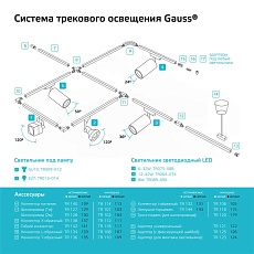 Заглушка Gauss TR116 3