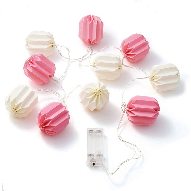 Гирлянда светодиодная Apeyron цветной бумажный фонарик 15-20 Фото № 4