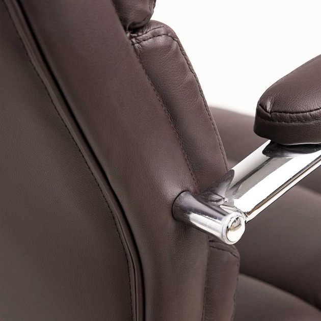 Кресло руководителя AksHome August темно-коричневый, экокожа 86349 Фото № 5