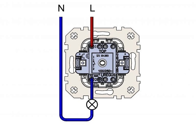 Выключатель одноклавишный Liregus Epsilon белый 28-002 изображение 2 Выключатель одноклавишный Liregus Epsilon белый 28-002 Фото № 2
