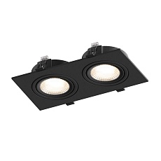 Встраиваемый светильник Hesby Lighting Hesby Atlas IP20,10Вт, GU5.3, черный HSBL_0117