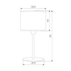 Настольная лампа TK Lighting 5552 Juta 1