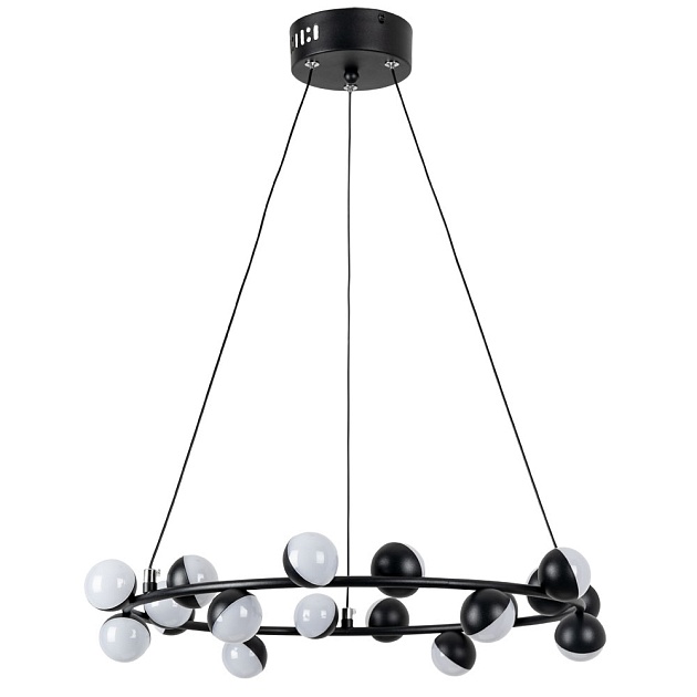 Подвесная светодиодная люстра Arte Lamp Dexter A3619SP-18BK Фото № 1