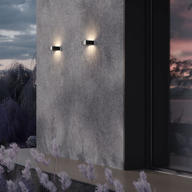 Уличный настенный светодиодный светильник Maytoni Cont O464WL-L18GF3K Фото № 7