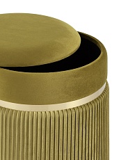 Пуф Stool Group Миранда с ящиком велюр оливковый 19B352VA-8167-21 2