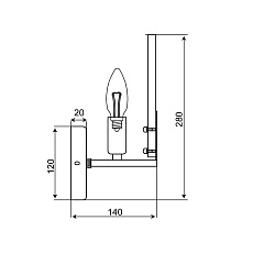 Бра Vele Luce Aria VL1951W01 3