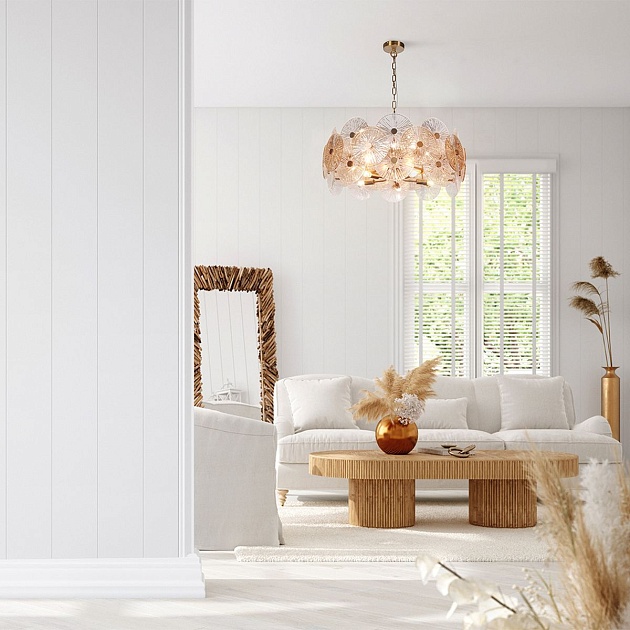 Подвесная люстра Maytoni Aster MOD007PL-10G изображение 12 Подвесная люстра Maytoni Aster MOD007PL-10G Фото № 12