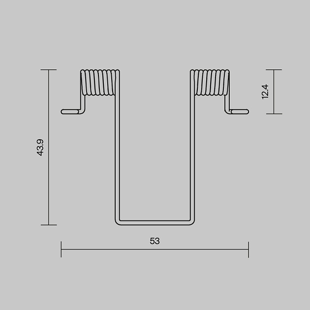 Комплект креплений Maytoni (для профиля ALM-4625-S-2M) 4 шт 642002 Фото № 3