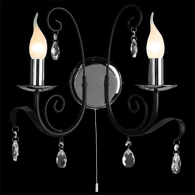Бра Arte Lamp Romana A1742AP-2BK Фото № 3