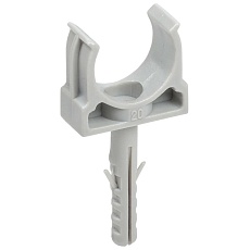 ELASTA Держатель с защелкой и дюбелем CT20 (без винта) IEK CTA10MP-CT20-K41-100