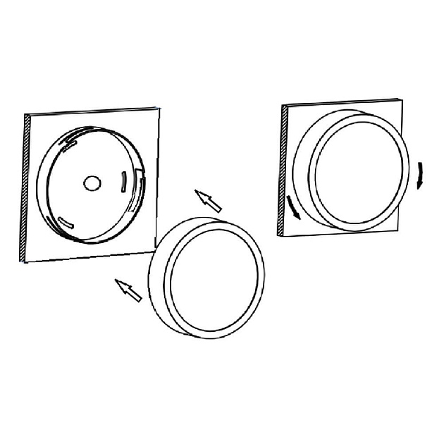 Потолочный светодиодный светильник Crystal Lux CLT 523C120 WH Фото № 3