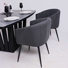 Поворотное кресло AksHome Melon серый, ткань 73215 2