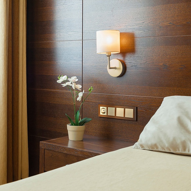 Выключатель Werkel одноклавишный шампань W1110011 4690389157073 Фото № 4