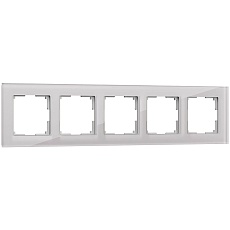 Рамка Werkel Favorit на 5 постов дымчатый W0051117 4690389160189