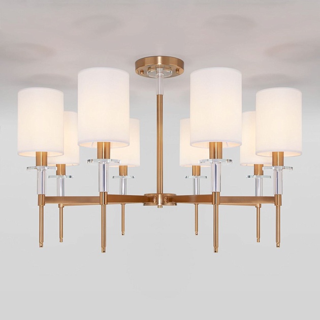 Подвесная люстра Eurosvet Brielle 60132/8 латунь Фото № 1