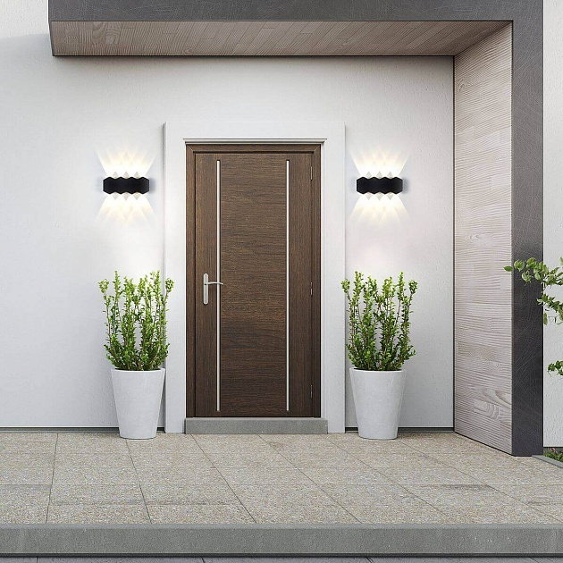 Уличный настенный светодиодный светильник Escada 30004W/03Led Фото № 4