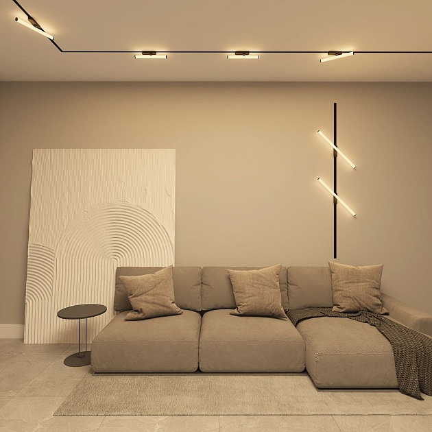 Трековый светодиодный светильник Denkirs Strom DK6438-BK Фото № 6