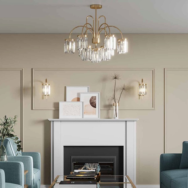 Подвесная люстра Odeon Light Classic Vassa 4987/6C изображение 3 Подвесная люстра Odeon Light Classic Vassa 4987/6C Фото № 3